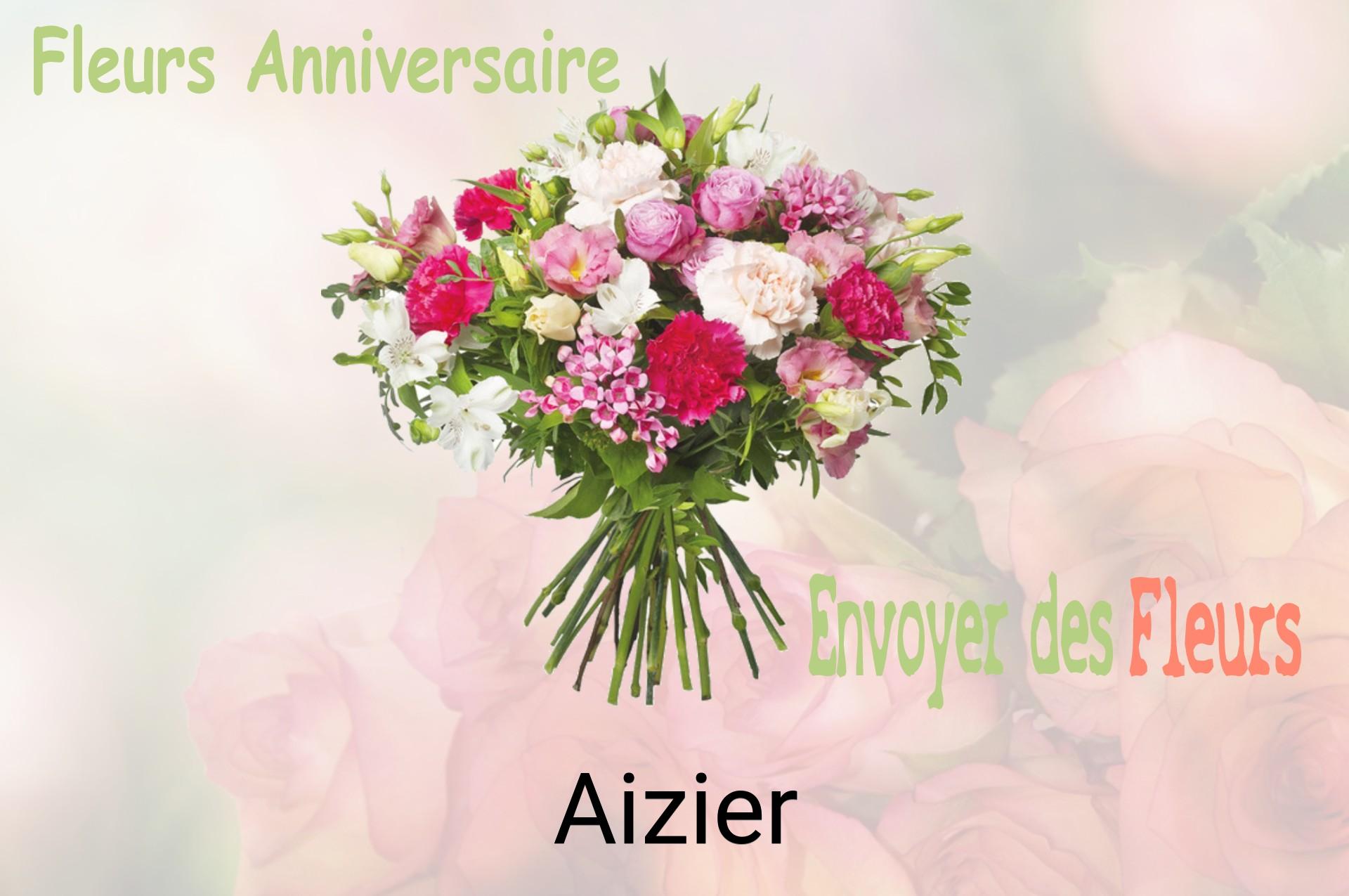 Bouquet de fleurs d’anniversaire livré à Aizier